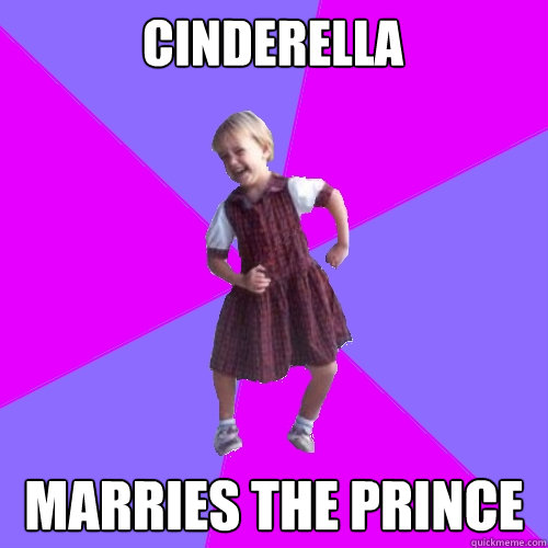 Cinderella Marries the prince  Socially awesome kindergartener