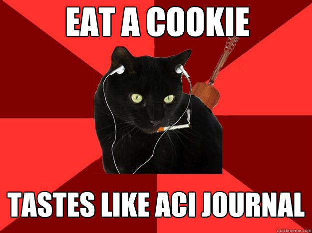 Eat A Cookie Tastes like ACI Journal  Berklee Cat