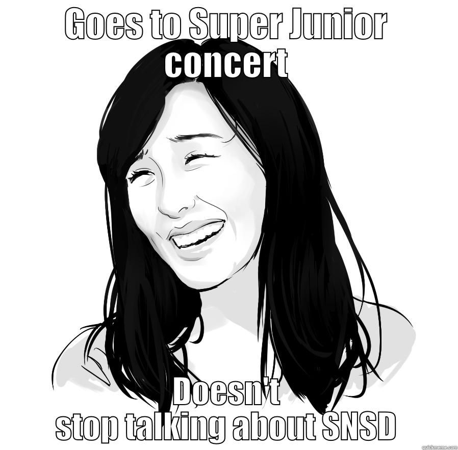 Arthur's SuJu fanaccount - GOES TO SUPER JUNIOR CONCERT DOESN'T STOP TALKING ABOUT SNSD Misc