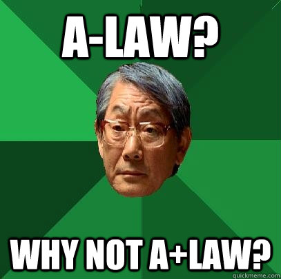 a-Law? why not a+law?  High Expectations Asian Father