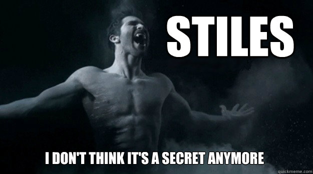 STILES I don't think it's a secret anymore - STILES I don't think it's a secret anymore  Angsty Hoechlin