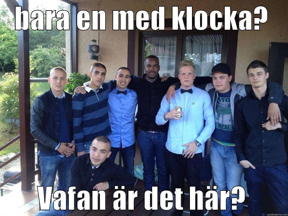 BARA EN MED KLOCKA? VAFAN ÄR DET HÄR? Misc