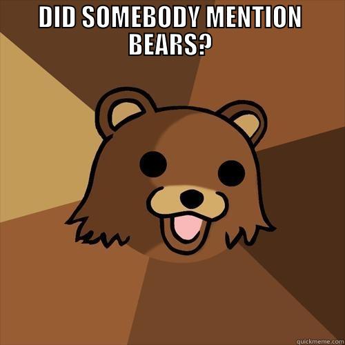 DID SOMEBODY MENTION BEARS?  Pedobear