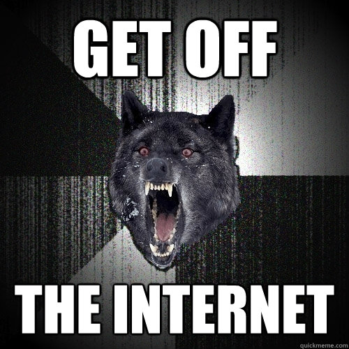 GET OFF THE INTERNET - GET OFF THE INTERNET  Insanity Wolf