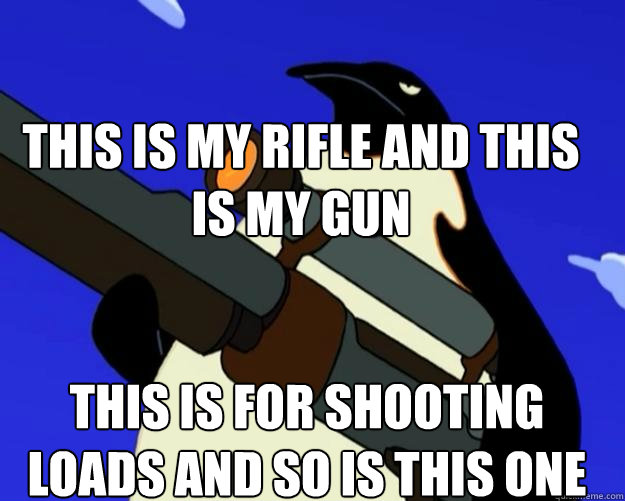 This is for shooting loads and so is this one  This is my rifle and this is my Gun - This is for shooting loads and so is this one  This is my rifle and this is my Gun  SAP NO MORE