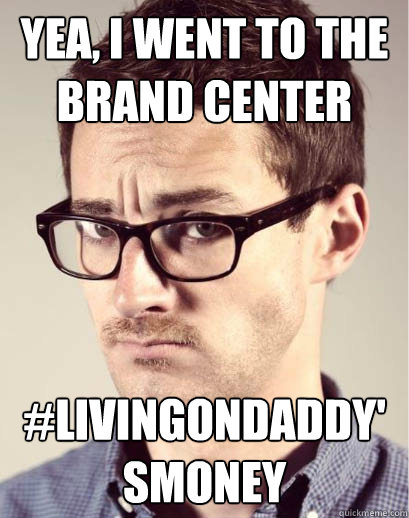 Yea, I went to the Brand Center #livingondaddy'smoney  Junior Art Director