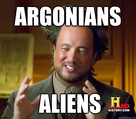 Argonians  Aliens  Ancient Aliens