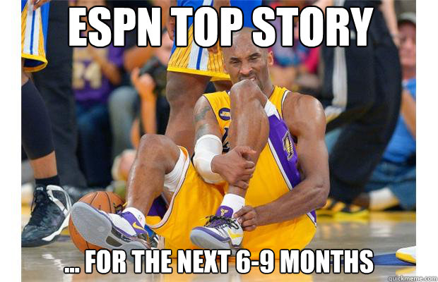 ESPN top story ... For the next 6-9 months  Perl