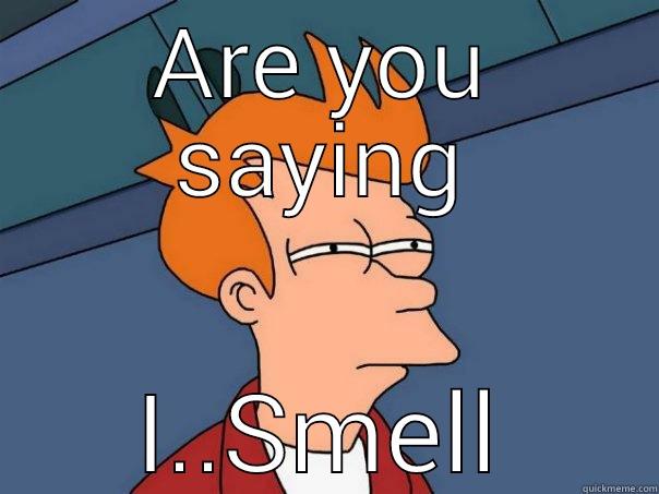 smelly fries - ARE YOU SAYING I..SMELL Futurama Fry