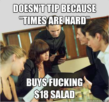 Doesn't tip Because
