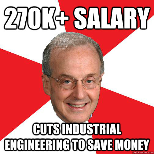 270k+ salary Cuts Industrial engineering to save money - 270k+ salary Cuts Industrial engineering to save money  Industrial engineering