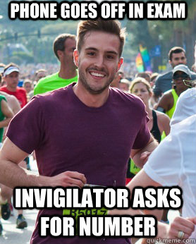 phone goes off in exam invigilator asks for number - phone goes off in exam invigilator asks for number  Ridiculously photogenic guy