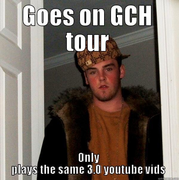 DWDJonn explained - GOES ON GCH TOUR ONLY PLAYS THE SAME 3.0 YOUTUBE VIDS Scumbag Steve