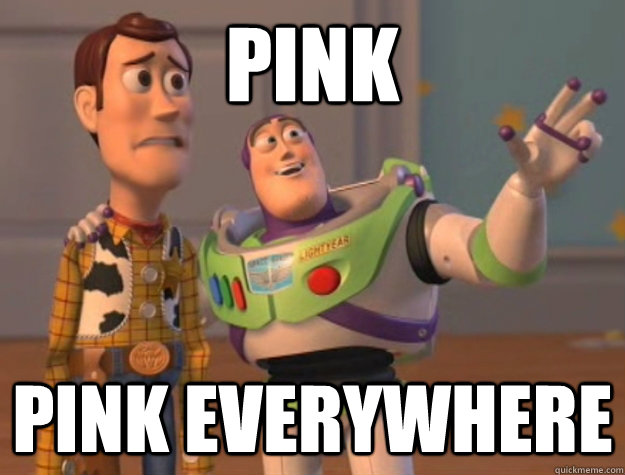 Pink pink Everywhere  Buzz Lightyear