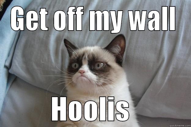 Fuck you - GET OFF MY WALL HOOLIS  Grumpy Cat