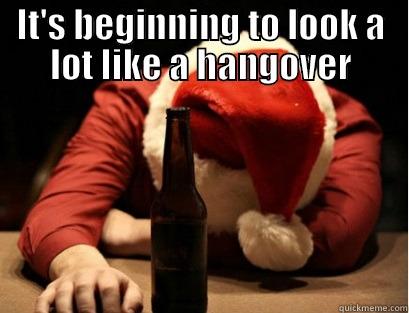 IT'S BEGINNING TO LOOK A LOT LIKE A HANGOVER  Misc