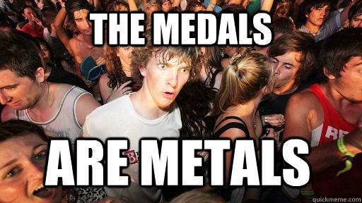 the medals are metals - the medals are metals  Sudden Clarity Clarence