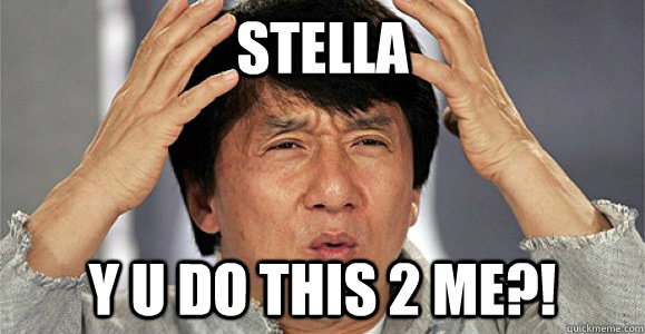 STELLA Y U Do This 2 Me?! - STELLA Y U Do This 2 Me?!  Confused Jackie Chan