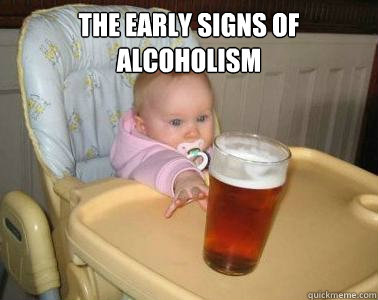 the early signs of alcoholism  Alcoholism