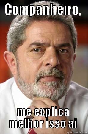 Skeptical Lula - COMPANHEIRO, ME EXPLICA MELHOR ISSO AI Misc