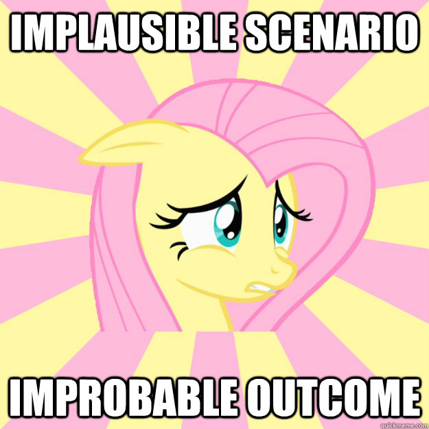 Implausible scenario improbable outcome - Implausible scenario improbable outcome  Socially awkward brony