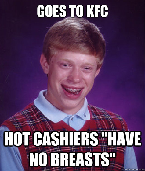 Goes to KFC Hot cashiers 
