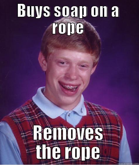 Jarrod story in jail - BUYS SOAP ON A ROPE REMOVES THE ROPE Bad Luck Brian