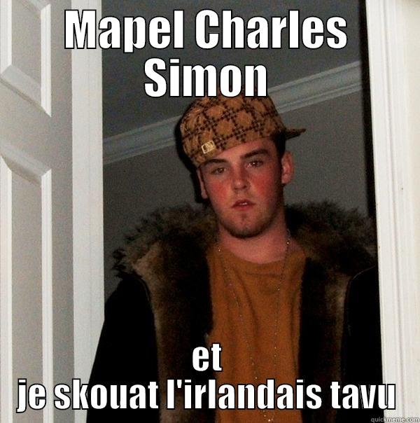 MAPEL CHARLES SIMON ET JE SKOUAT L'IRLANDAIS TAVU Scumbag Steve