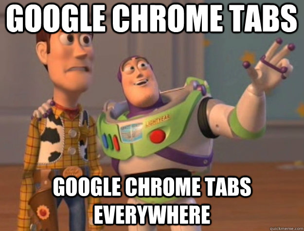 Google Chrome tabs Google Chrome tabs Everywhere  Buzz Lightyear