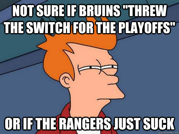 Not sure if Bruins 