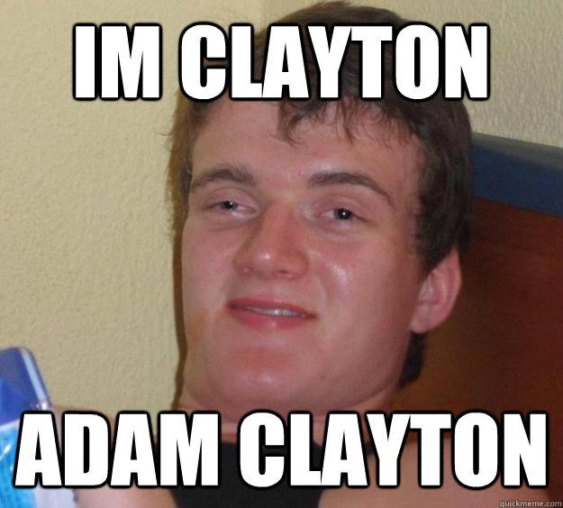 im clayton adam clayton  10 Guy