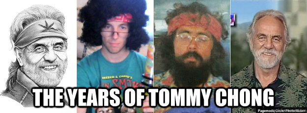 the years of tommy chong  tommy chong