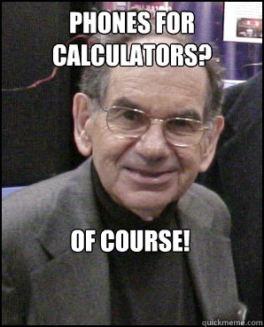 Phones for calculators? of course! - Phones for calculators? of course!  Silly Saul