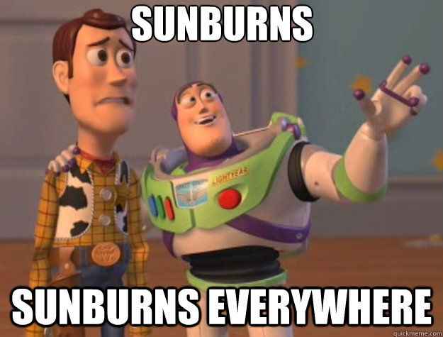 Sunburns sunburns everywhere  Toy Story