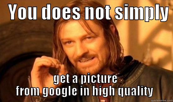   YOU DOES NOT SIMPLY  GET A PICTURE FROM GOOGLE IN HIGH QUALITY  Boromir