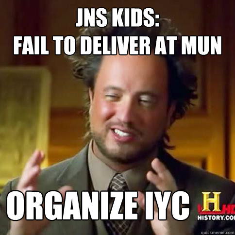JNS Kids:
Fail to deliver at MUN Organize IYC  Anime Logic