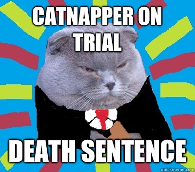 Catnapper on trial Death sentence  