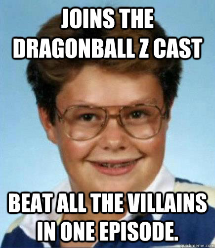 joins the dragonball z cast beat all the villains in one episode.  