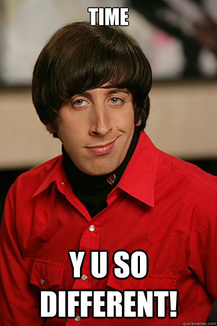 Time Y u so different!  Pickup Line Scientist