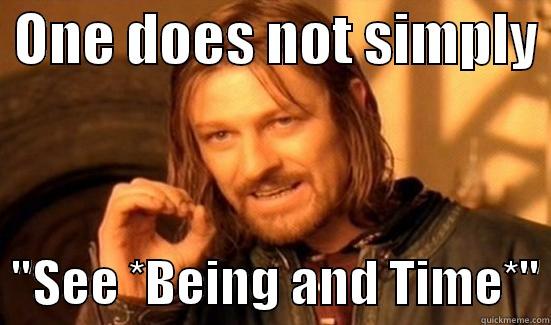  ONE DOES NOT SIMPLY    