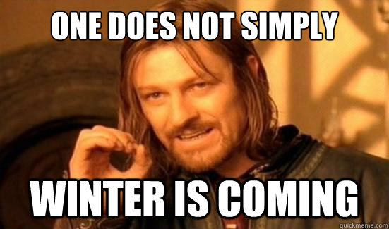 One Does Not Simply winter is coming  Boromir