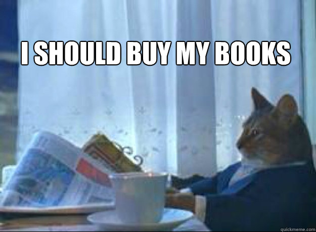 

I should buy my books  Caption 3 goes here  I should buy a boat cat