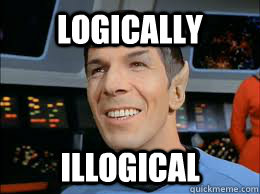 Logically Illogical  spock logic