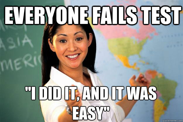 Everyone Fails Test 