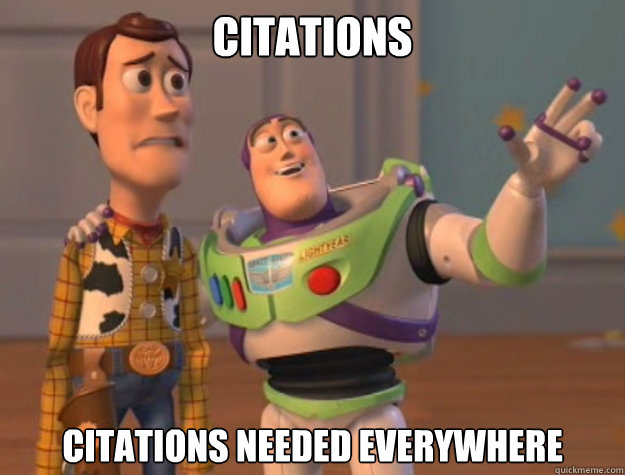 Citations Citations needed everywhere  Buzz Lightyear