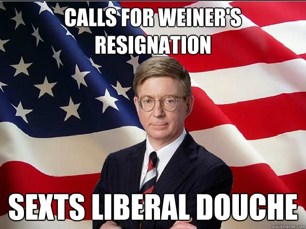 Calls for weiner's resignation sexts liberal douche - Calls for weiner's resignation sexts liberal douche  Misc