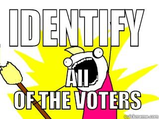 IDENTIFY ALL OF THE VOTERS All The Things