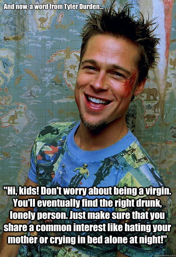 And now, a word from Tyler Durden... 