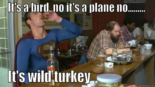 IT'S A BIRD, NO IT'S A PLANE NO......... IT'S WILD TURKEY                        Misc