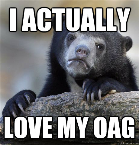 I actually Love my OAG  Confession Bear